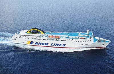 Book færger til Italien, Grækenland, Corfu & Kreta